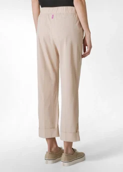 DEHA Pantaloni*Pantalone Dritto In Popeline Beige
