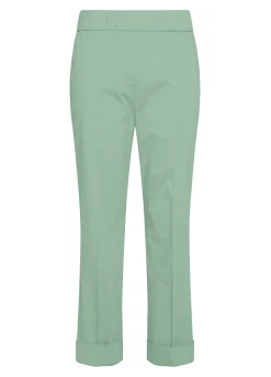 DEHA Pantaloni*Pantalone Dritto In Popeline Verde