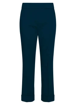 DEHA Pantaloni*Pantalone Dritto In Popeline Blu