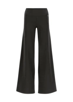 DEHA Pantaloni*Pantalone Gamba Larga In Jersey Nero