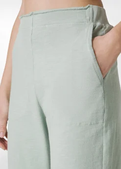 DEHA Pantaloni*Pantalone In Felpa Fiammata Vintage Verde