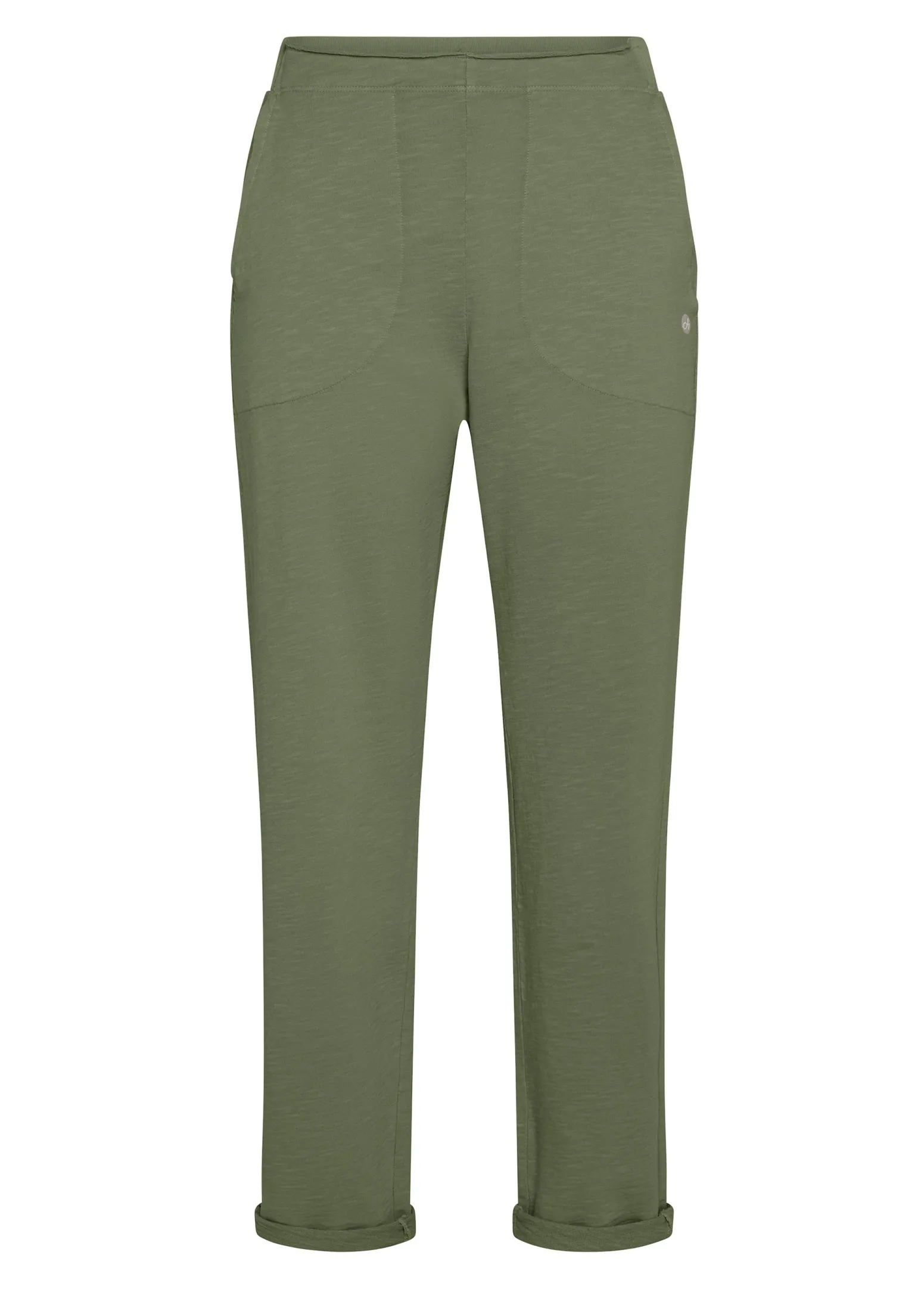 DEHA Pantaloni*Pantalone In Felpa Fiammata Vintage Verde