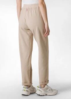 DEHA Pantaloni*Pantalone In Felpa Fiammata Vintage Beige