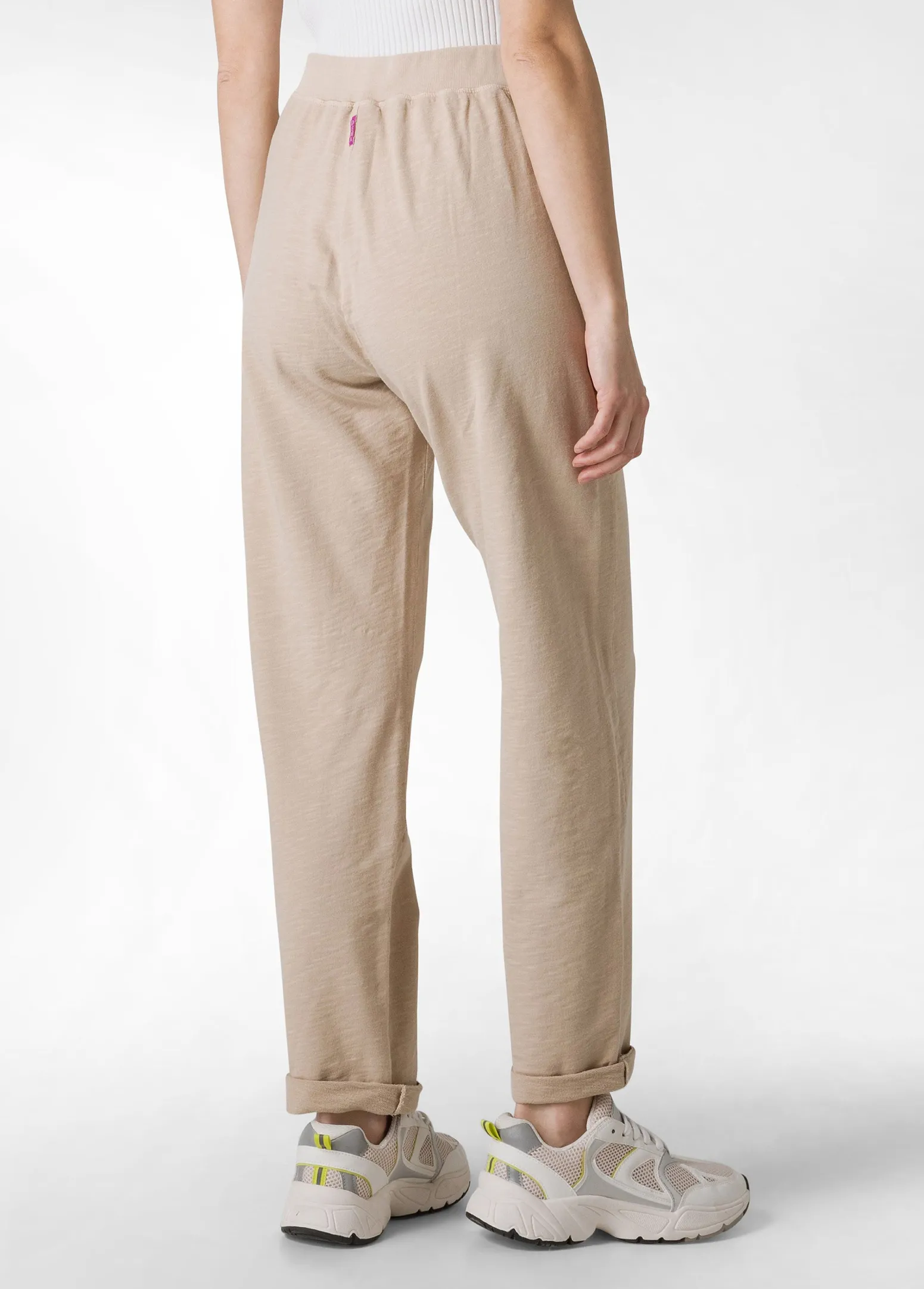 DEHA Pantaloni*Pantalone In Felpa Fiammata Vintage Beige