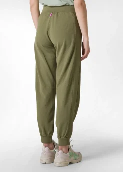 DEHA Pantaloni*Pantalone In Felpa Organica Con Costina Verde