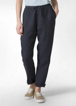 DEHA Pantaloni*Pantalone In Lino Con Coulisse Blu