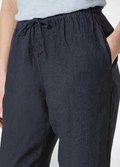 DEHA Pantaloni*Pantalone In Lino Con Coulisse Blu