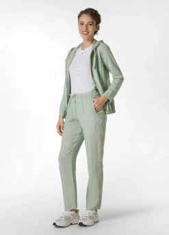 DEHA Pantaloni*Pantalone In Lino Con Coulisse Verde