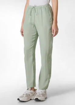 DEHA Pantaloni*Pantalone In Lino Con Coulisse Verde