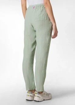 DEHA Pantaloni*Pantalone In Lino Con Coulisse Verde