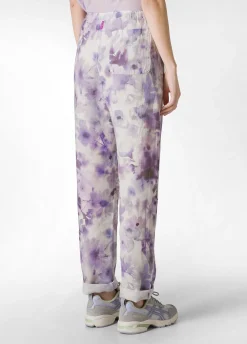 DEHA Pantaloni*Pantalone In Lino Stampato Viola