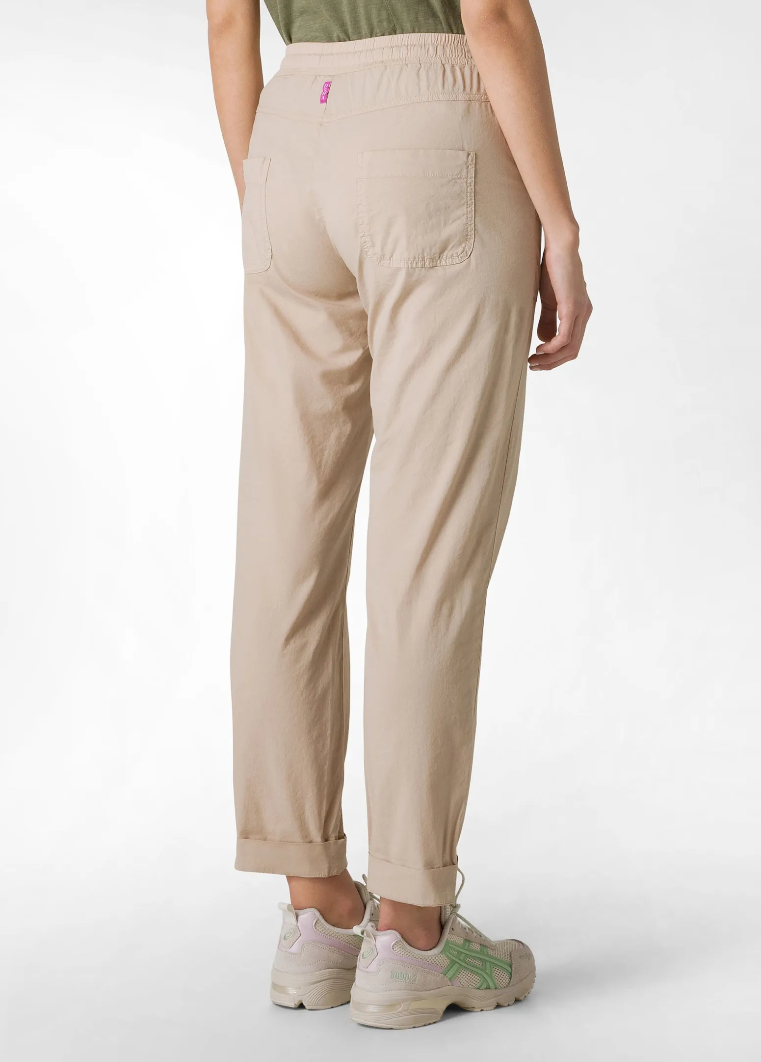 DEHA Pantaloni*Pantalone In Popeline Con Coulisse Beige