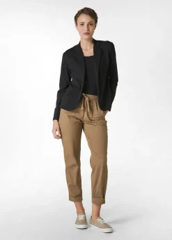 DEHA Pantaloni*Pantalone In Popeline Con Coulisse Marrone