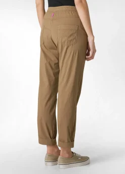 DEHA Pantaloni*Pantalone In Popeline Con Coulisse Marrone