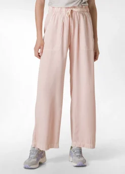 DEHA Pantaloni*Pantalone In Tencel Effetto Marmo Rosa