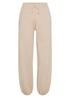 DEHA Pantaloni*Pantalone Jogger A Maglia Beige