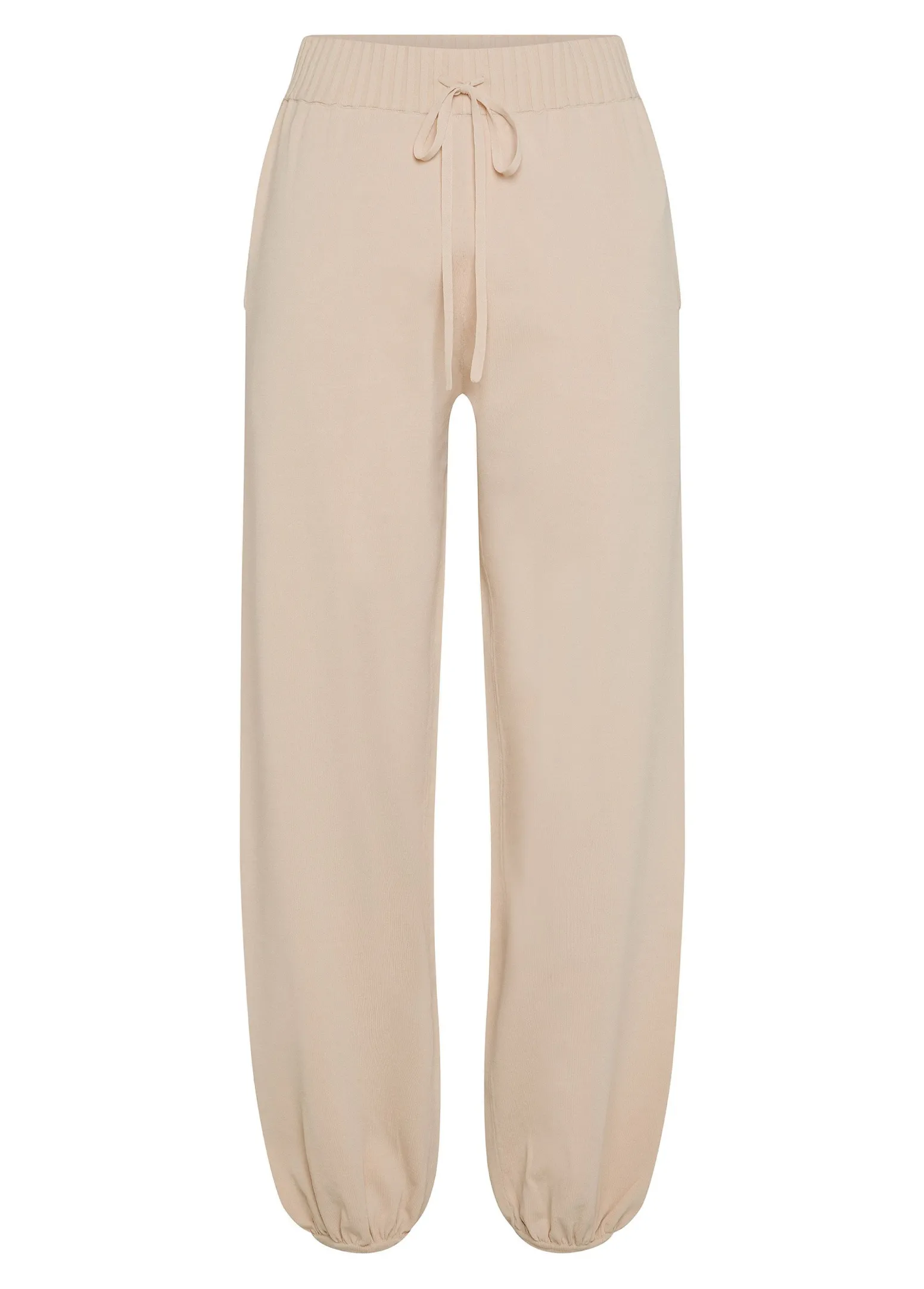 DEHA Pantaloni*Pantalone Jogger A Maglia Beige