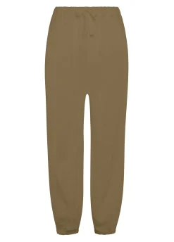 DEHA Pantaloni*Pantalone Jogger In Lino Marrone
