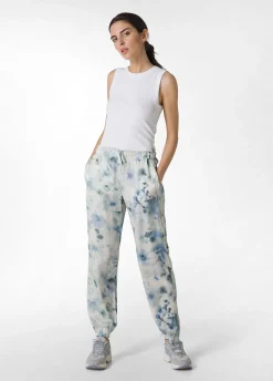 DEHA Pantaloni*Pantalone Jogger In Raso Stampato Blu