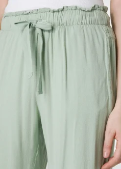 DEHA Pantaloni*Pantalone Jogger In Viscosa Crepe Verde