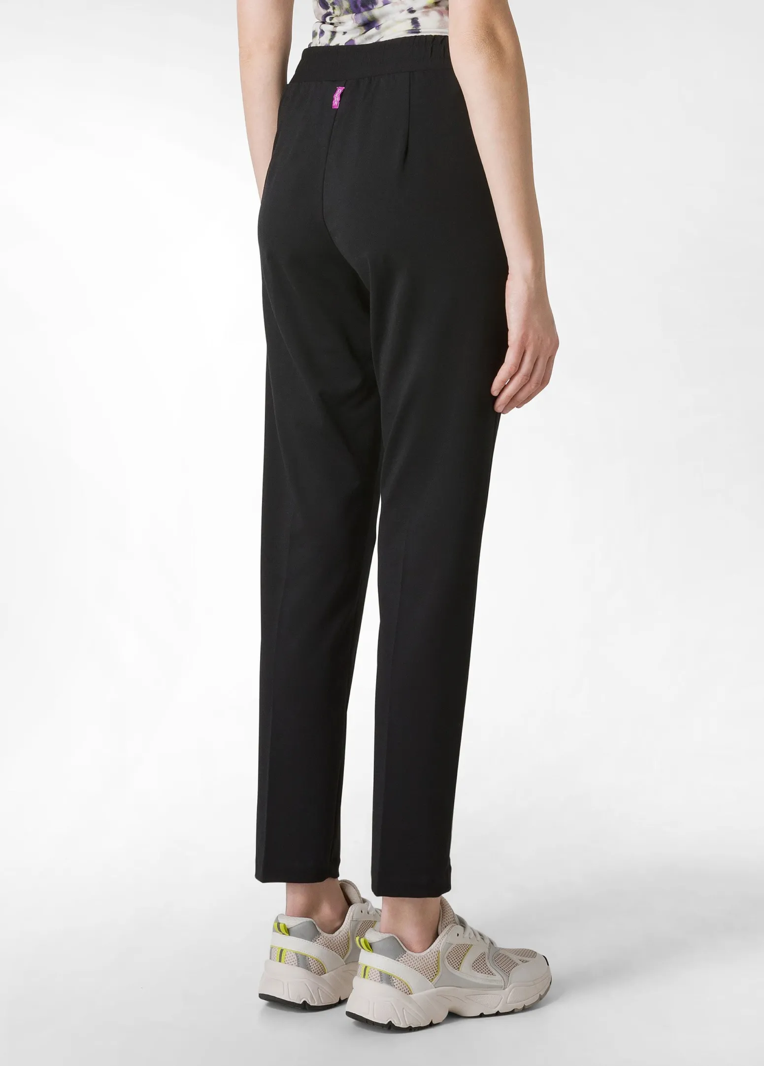 DEHA Pantaloni*Pantalone Leggero In Punto Milano Nero