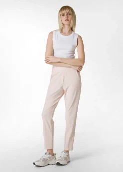 DEHA Pantaloni*Pantalone Leggero In Punto Milano Rosa