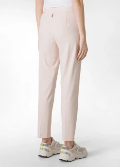 DEHA Pantaloni*Pantalone Leggero In Punto Milano Rosa