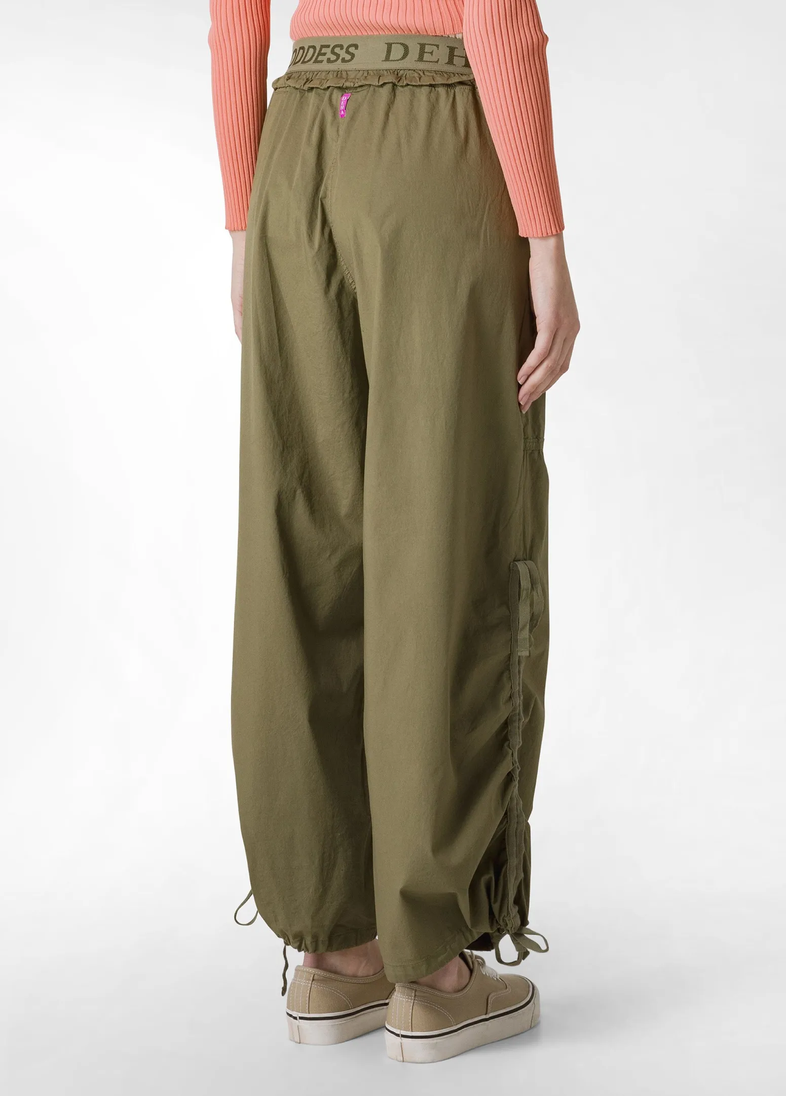 DEHA Pantaloni*Pantalone Magnum In Popeline Leggero Verde