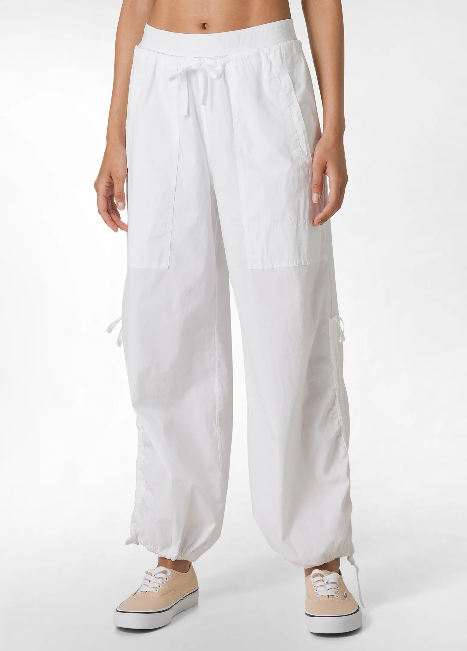 DEHA Pantaloni*Pantalone Magnum In Poplin Leggero Bianco