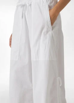 DEHA Pantaloni*Pantalone Magnum In Poplin Leggero Bianco