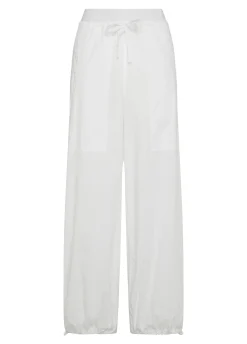 DEHA Pantaloni*Pantalone Magnum In Poplin Leggero Bianco
