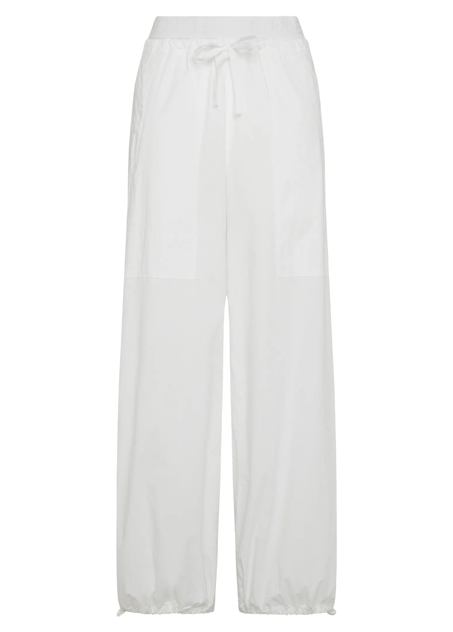 DEHA Pantaloni*Pantalone Magnum In Poplin Leggero Bianco