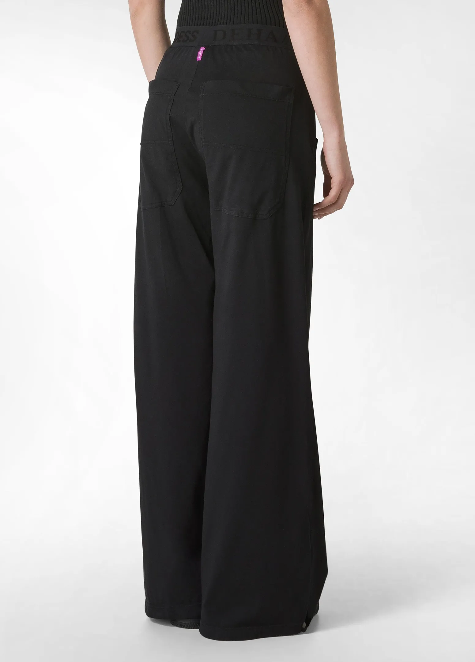 DEHA Pantaloni*Pantalone Magnum Leggero In Jersey Nero