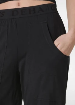 DEHA Pantaloni*Pantalone Magnum Leggero In Jersey Nero