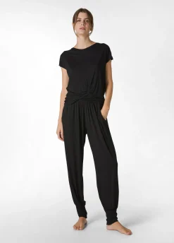 DEHA Pantaloni*Pantalone Odalisca In Viscosa Nero