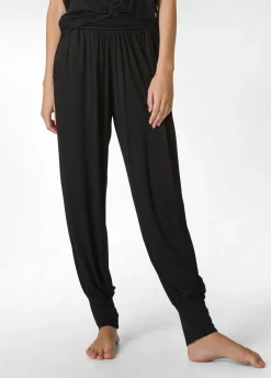 DEHA Pantaloni*Pantalone Odalisca In Viscosa Nero