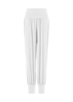DEHA Pantaloni*Pantalone Odalisca In Viscosa Bianco