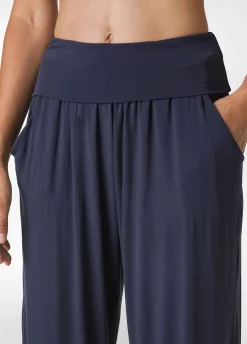 DEHA Pantaloni*Pantalone Odalisca In Viscosa Blu