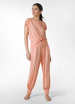 DEHA Pantaloni*Pantalone Odalisca In Viscosa Arancio