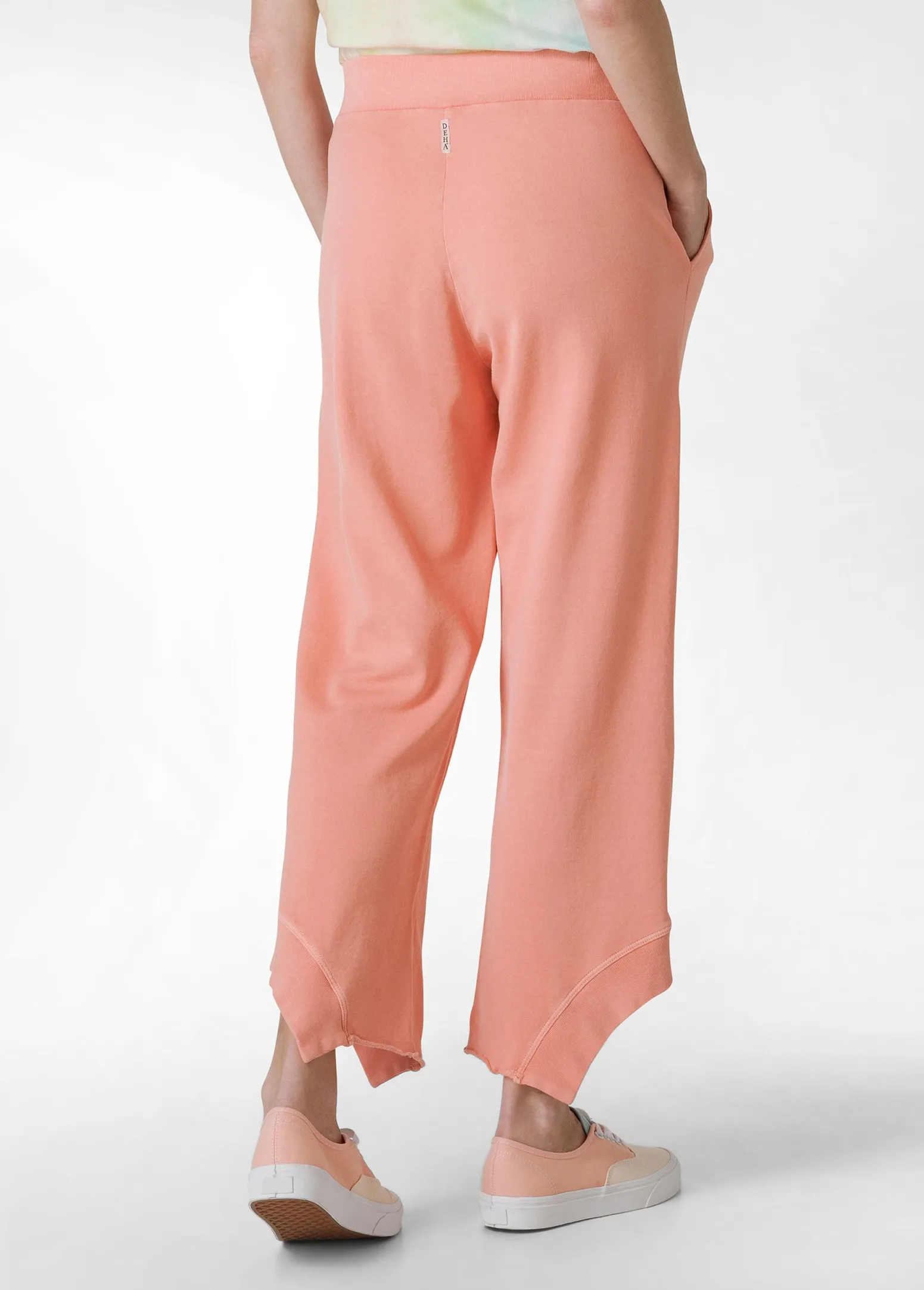 DEHA Pantaloni*Pantalone Relaxed In Felpa Organica Effetto Vintag