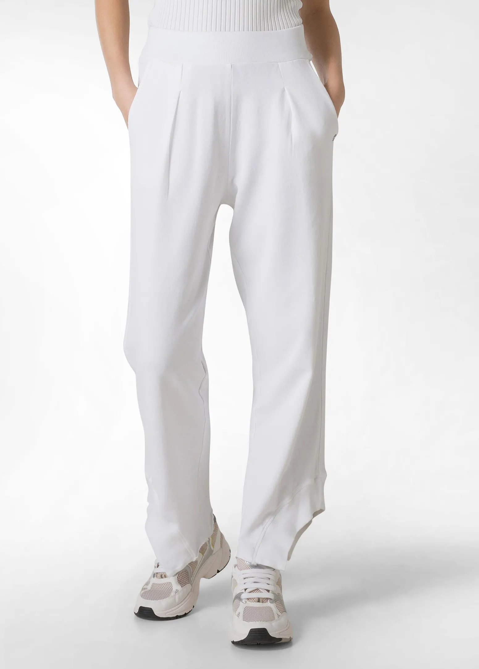 DEHA Pantaloni*Pantalone Relaxed In Felpa Organica Effetto Vintag