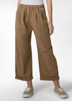 DEHA Pantaloni*Pantalone Relaxed In Popeline Marrone
