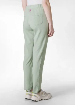 DEHA Pantaloni*Pantalone Slim Fit In Felpa Leggera Verde
