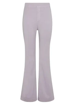 DEHA Pantaloni*Pantalone Svasato In Gabardine Vintage Viola