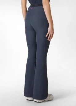 DEHA Pantaloni*Pantalone Svasato In Gabardine Vintage Blu