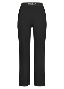 DEHA Pantaloni*Pantalone Svasato Punto Milano Nero