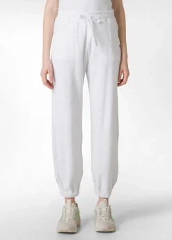 DEHA Pantaloni*Pantaloni Jogger In Spugna Bianco