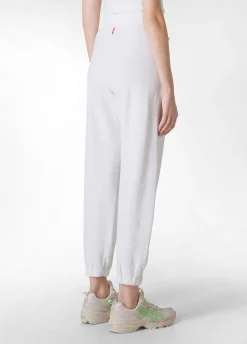DEHA Pantaloni*Pantaloni Jogger In Spugna Bianco