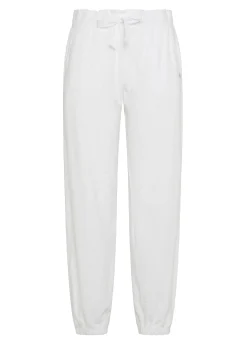 DEHA Pantaloni*Pantaloni Jogger In Spugna Bianco