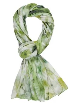 DEHA Accessori*Pashmina In Mussola Stampata Verde